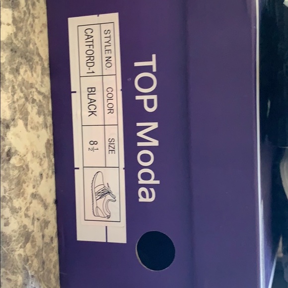 TOP Moda black & sparkly sneakers - Picture 5 of 5